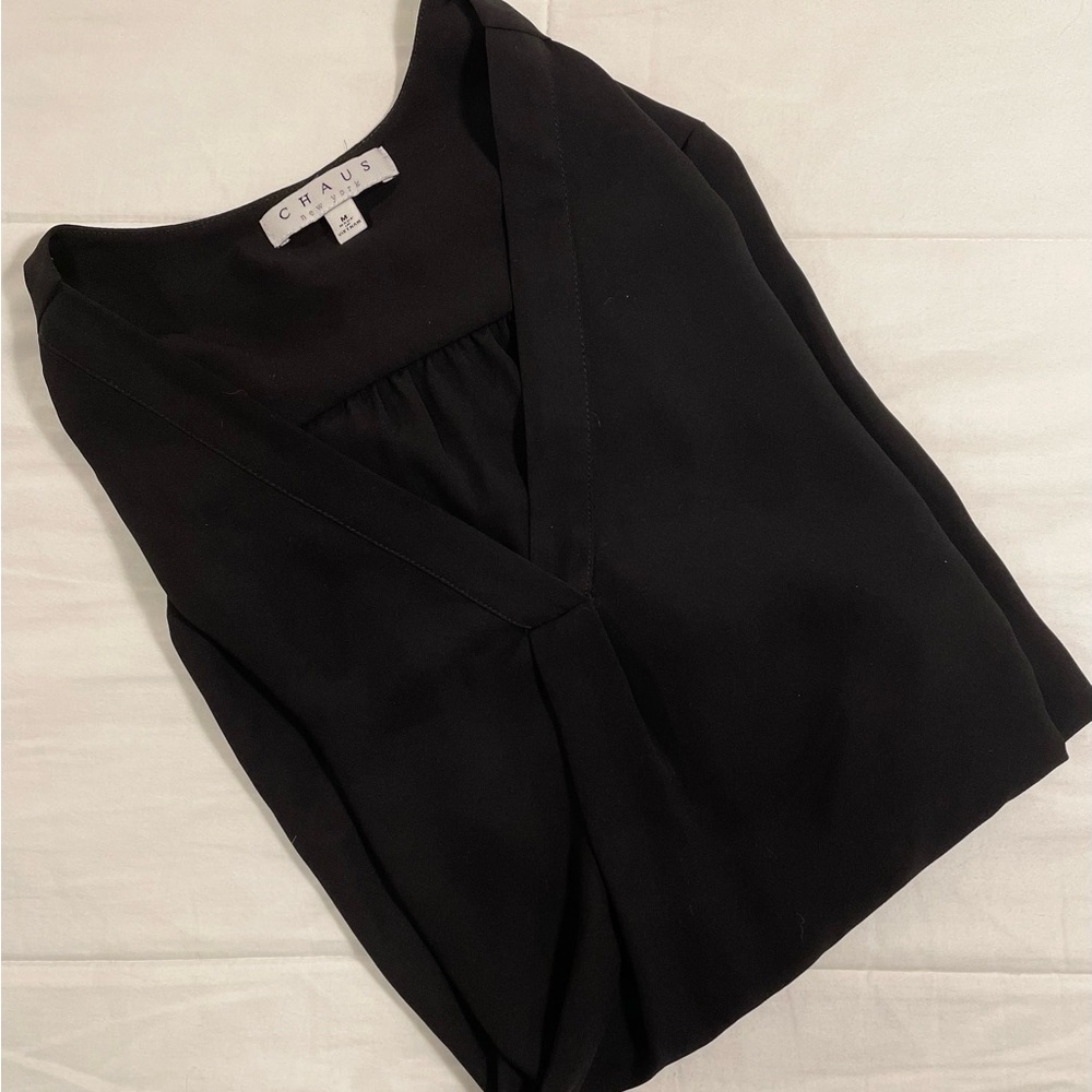 Chaus Women's Elegant Black Blouse